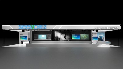 现代展厅3D模型下载